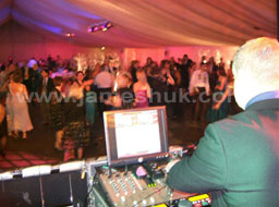 corporate xmas function in marquee 2005